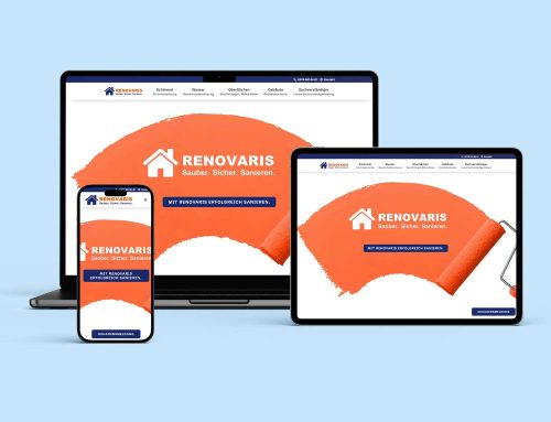 Neue Website mit WordPress für Renovaris