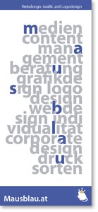 Folder von Mausblau.at-dem Webdesign-Experten